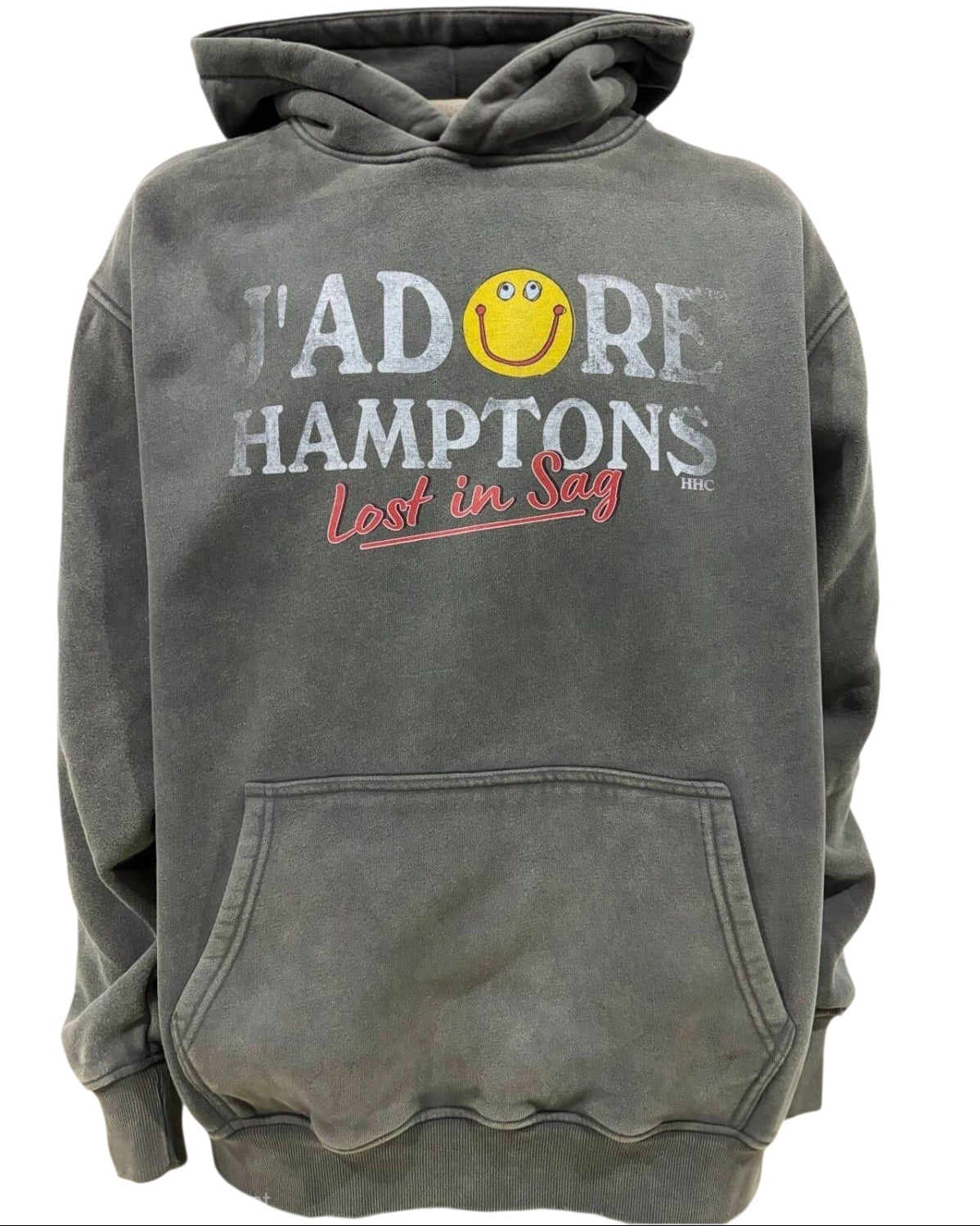 "Lost in Sag" Hoodie - Distressed Vintage Wash
