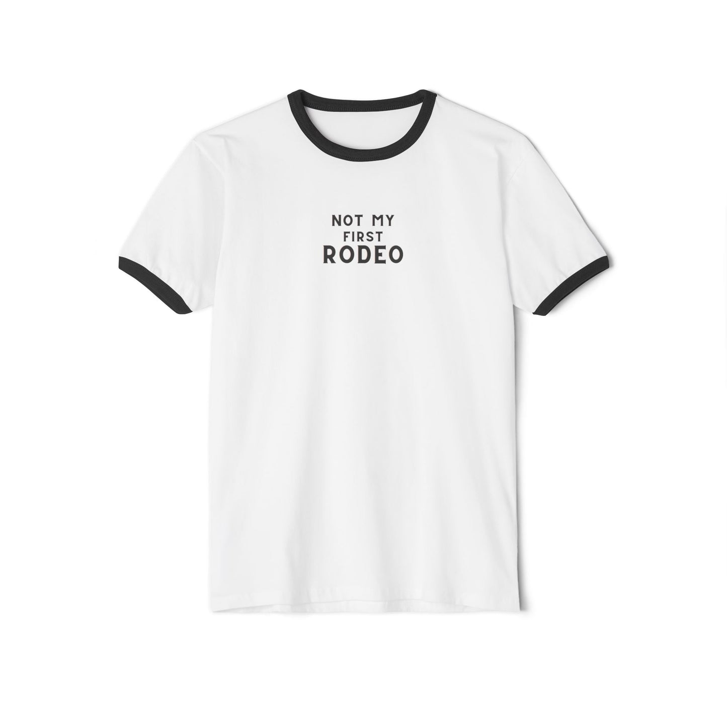 Not My First RODEO Ringer Tee, Cowgirl theme