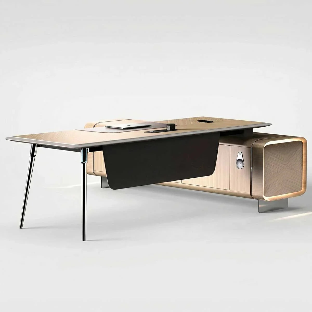 Symra · Modern L-Shaped Executive Desk