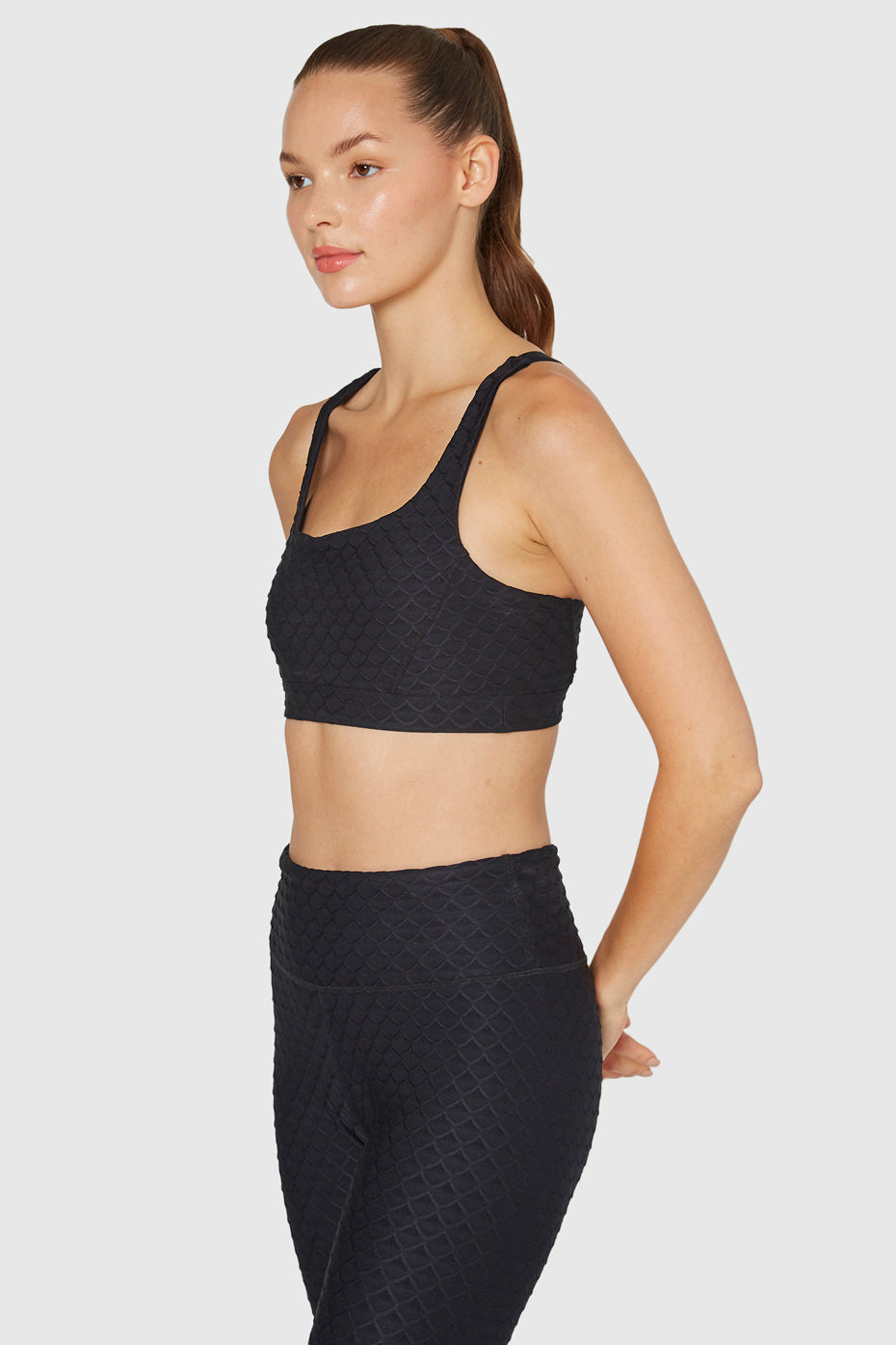 Scallop Strappy Bra Made in USA
