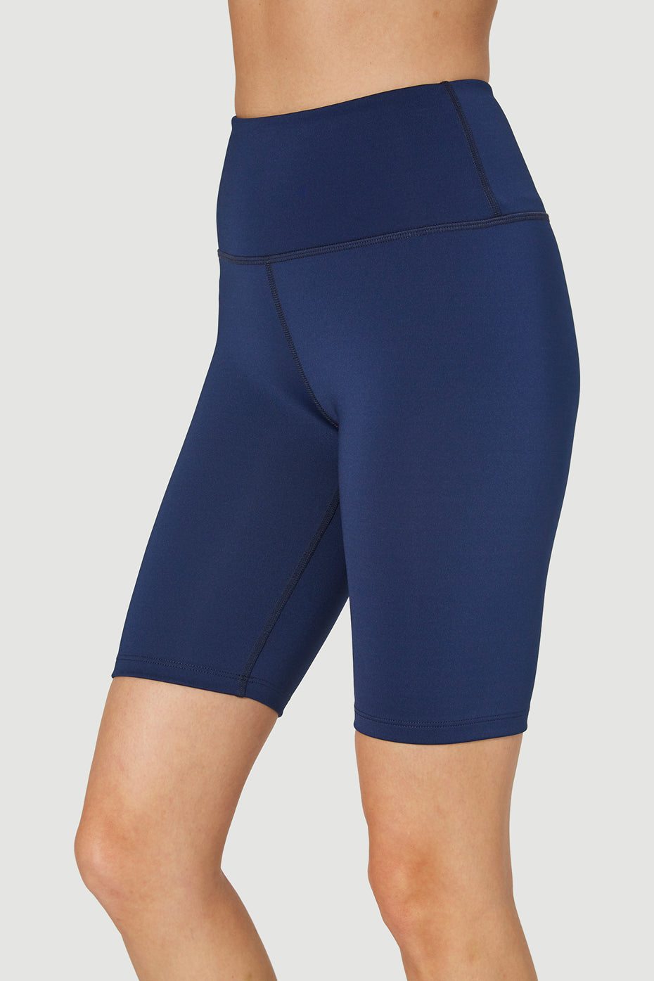 High-Rise Scuba Biker Shorts