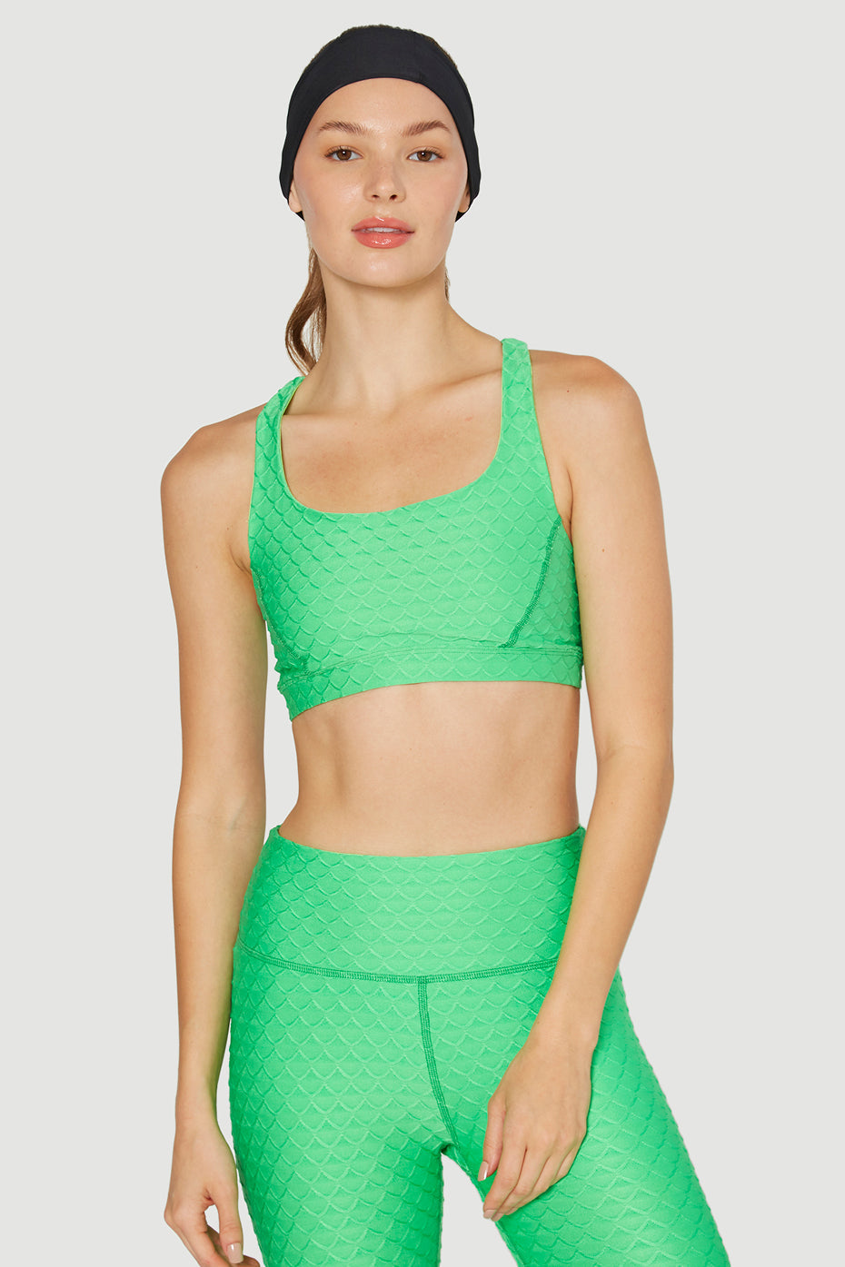 Scallop Strappy Bra Made in USA