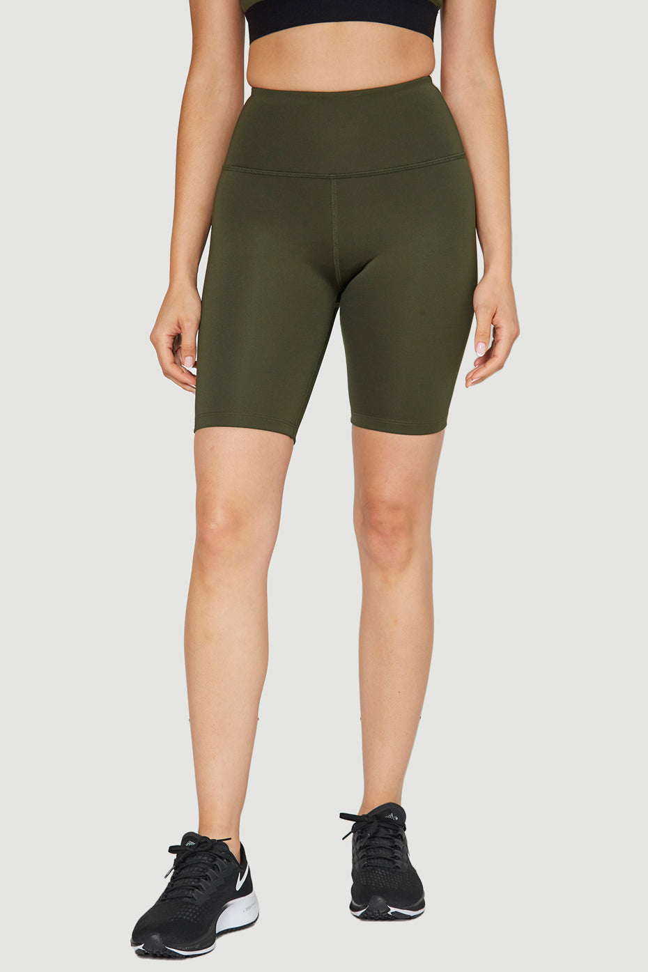 High-Rise Scuba Biker Shorts