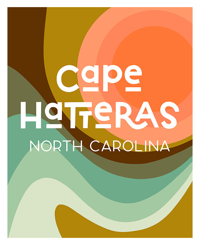 Destination: Cape Hatteras - Modern Art Print
