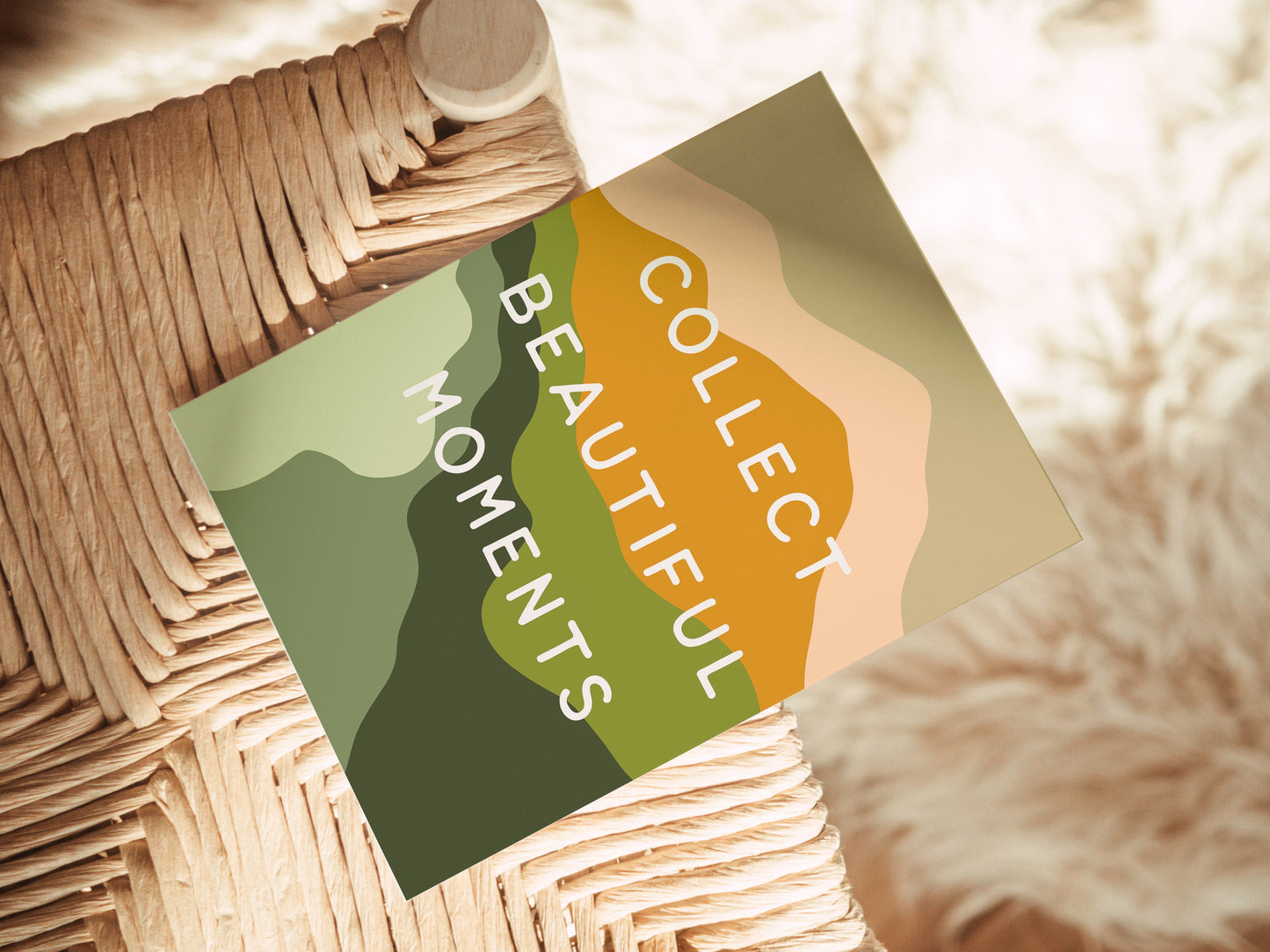 Collect Beautiful Moments - Blank Note Card
