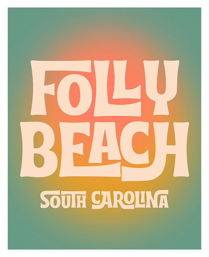 Destination: Folly Beach - Modern Art Print
