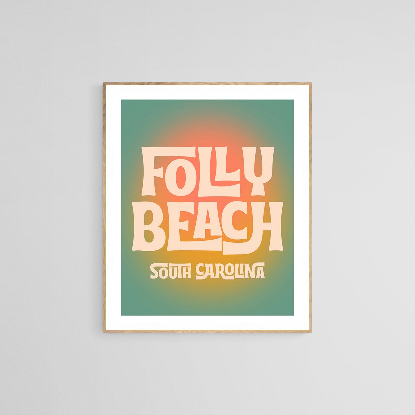 Destination: Folly Beach - Modern Art Print