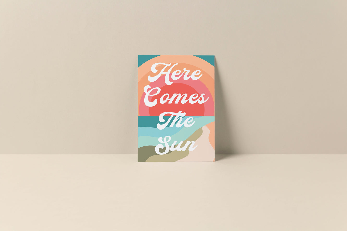 Here Comes The Sun - Blank Notecard