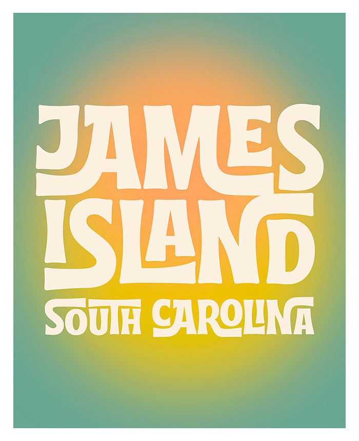 Destination: James Island - Modern Art Print