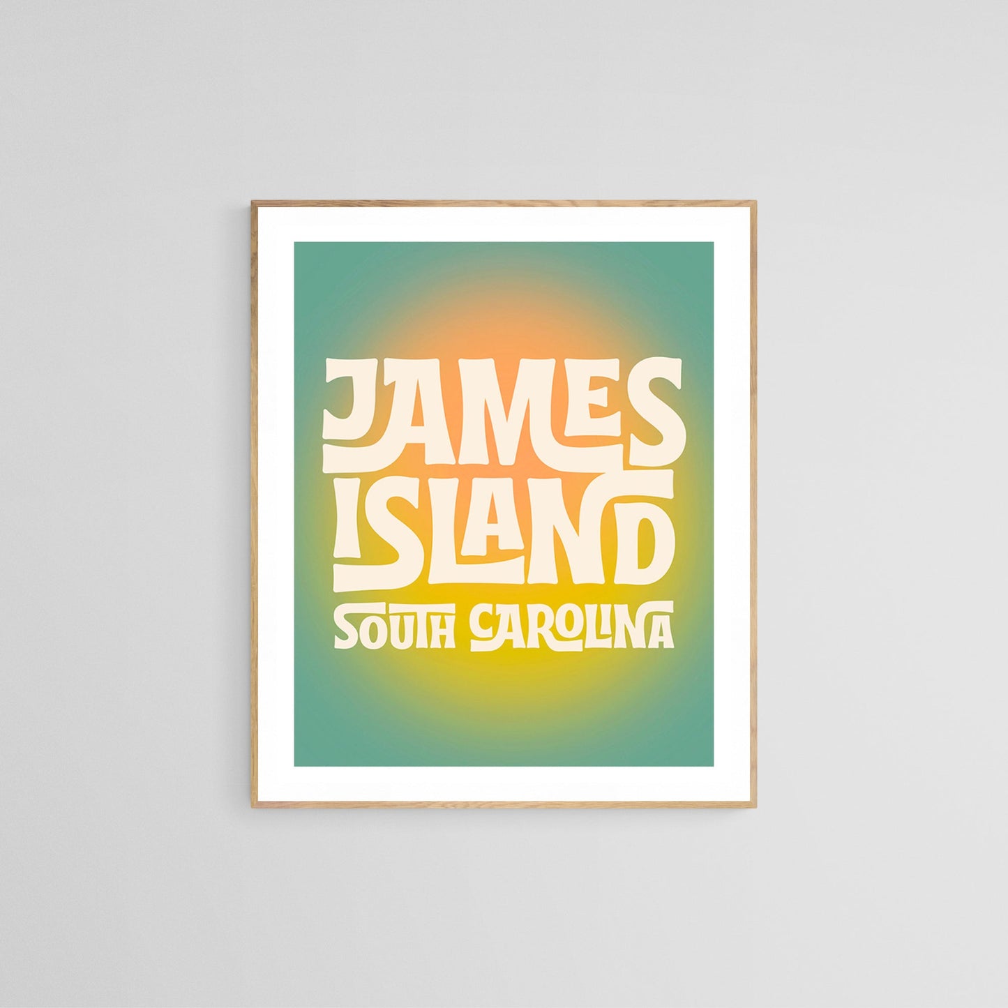 Destination: James Island - Modern Art Print