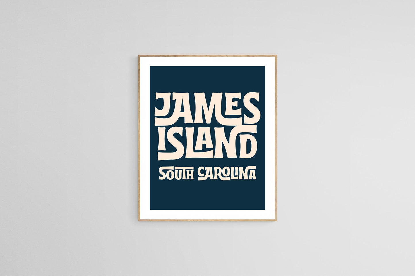 Destination: James Island - Modern Art Print