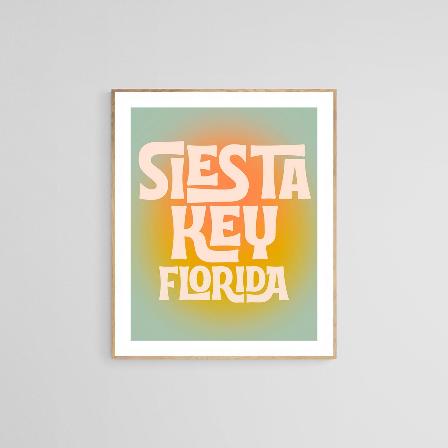Destination: Siesta Key, Florida - Modern Art Print