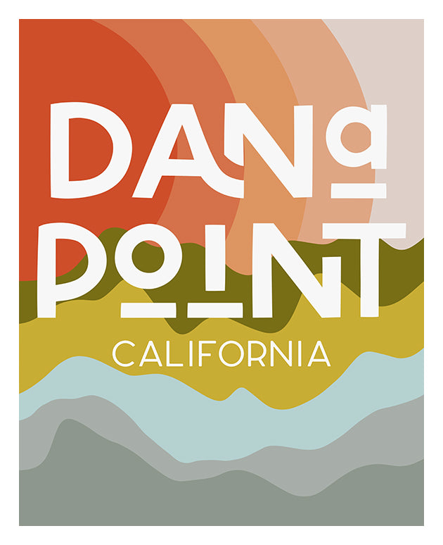 Destination: Dana Point, California  - Modern Art Print