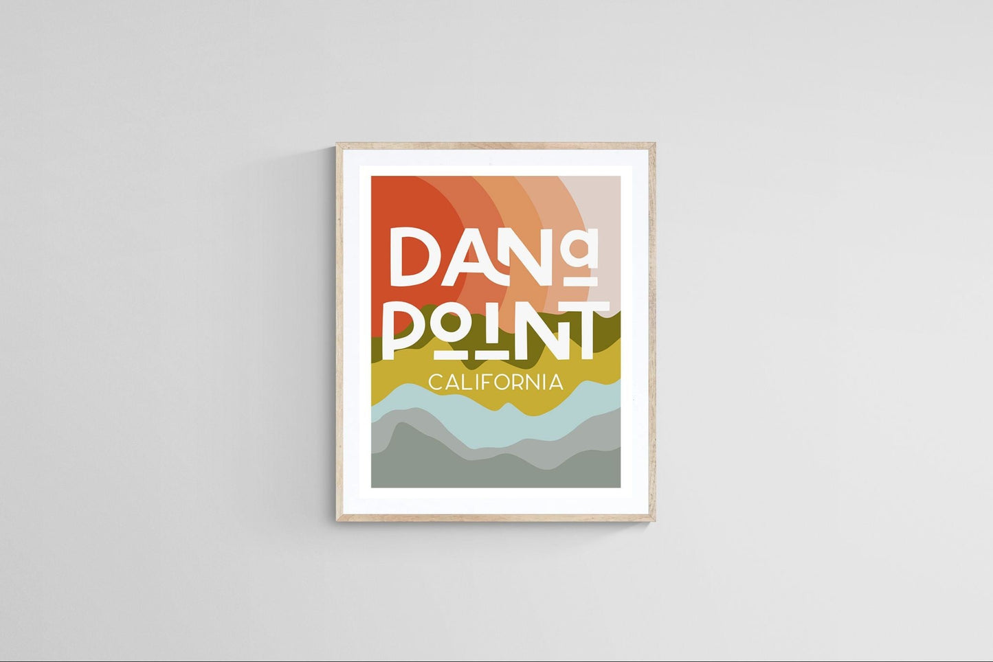 Destination: Dana Point, California  - Modern Art Print