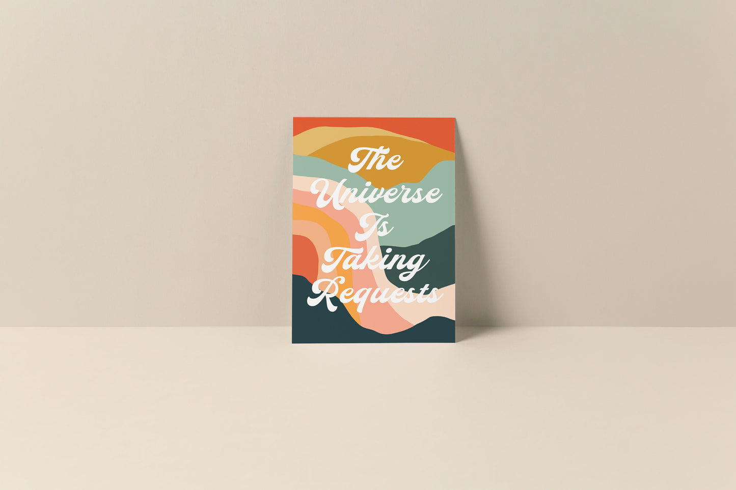 The Universe Is Taking Requests - Blank Note Card