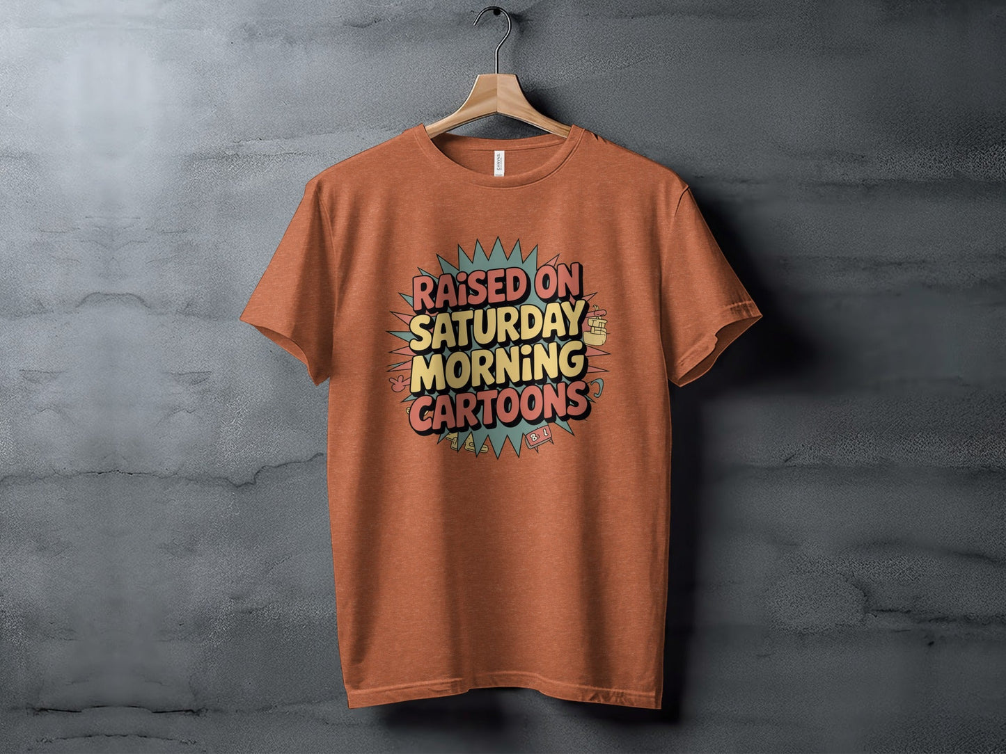 Raised On Saturday Morning Cartoons Funny T-Shirt