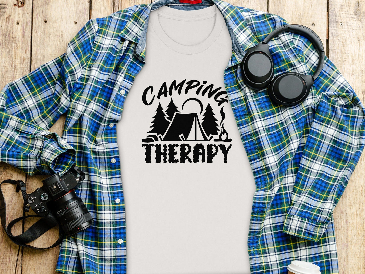 Camping Therapy Nature Adventure Outdoor Camping T-Shirt