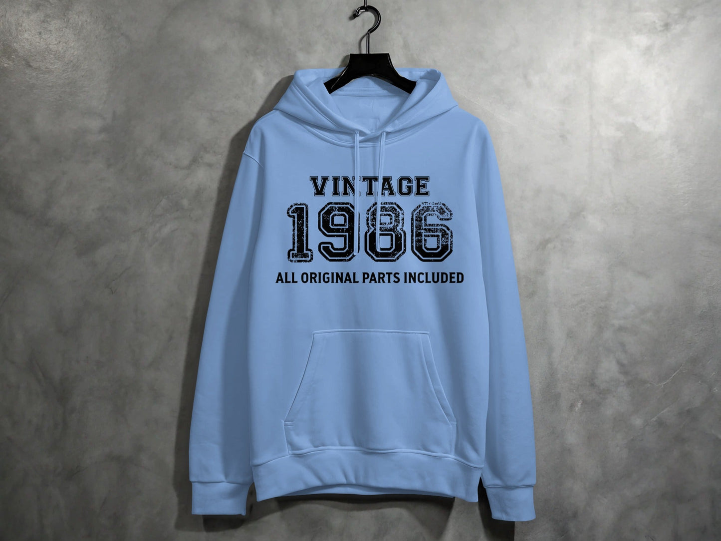 Vintage Style 1986 All Original Parts Included Hoodie