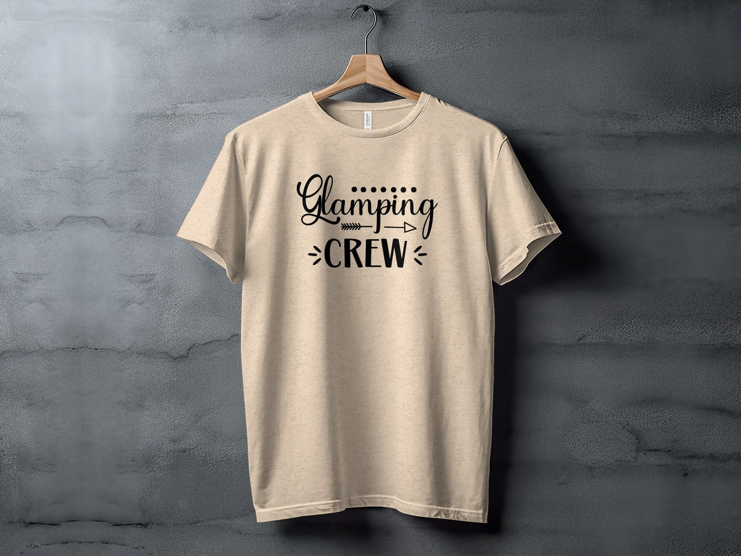 Glamping Crew Camping with Friends Family Outdoors T-Shirt