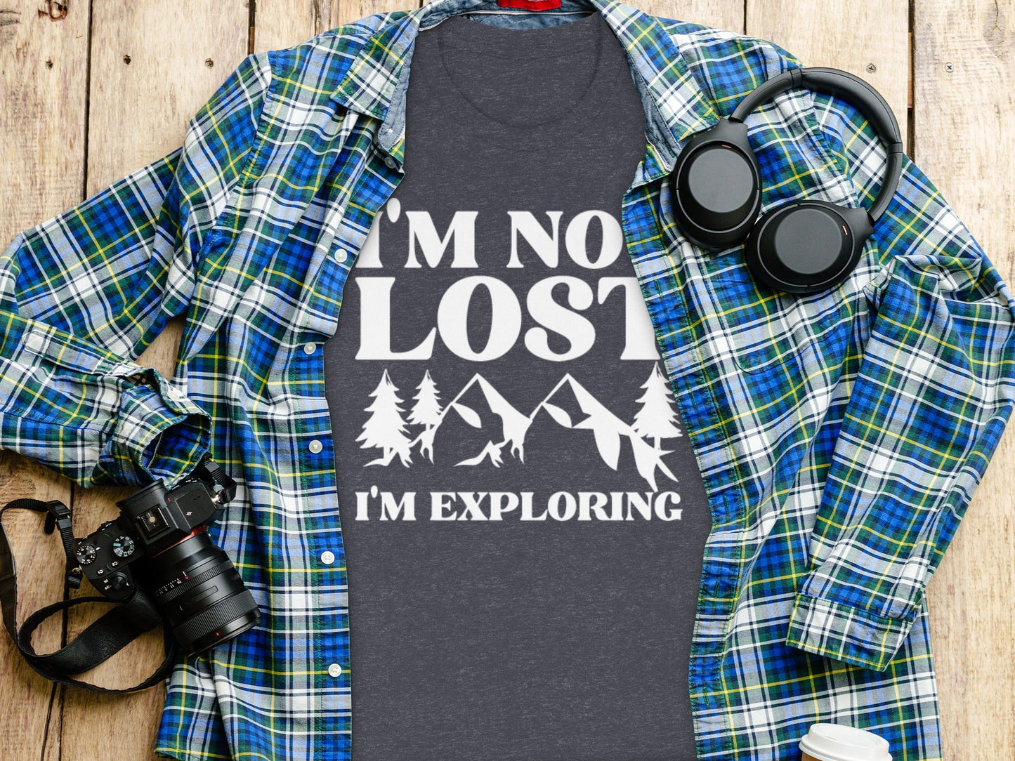 I Am Not Lost I Am Exploring Outdoors Nature T-Shirt