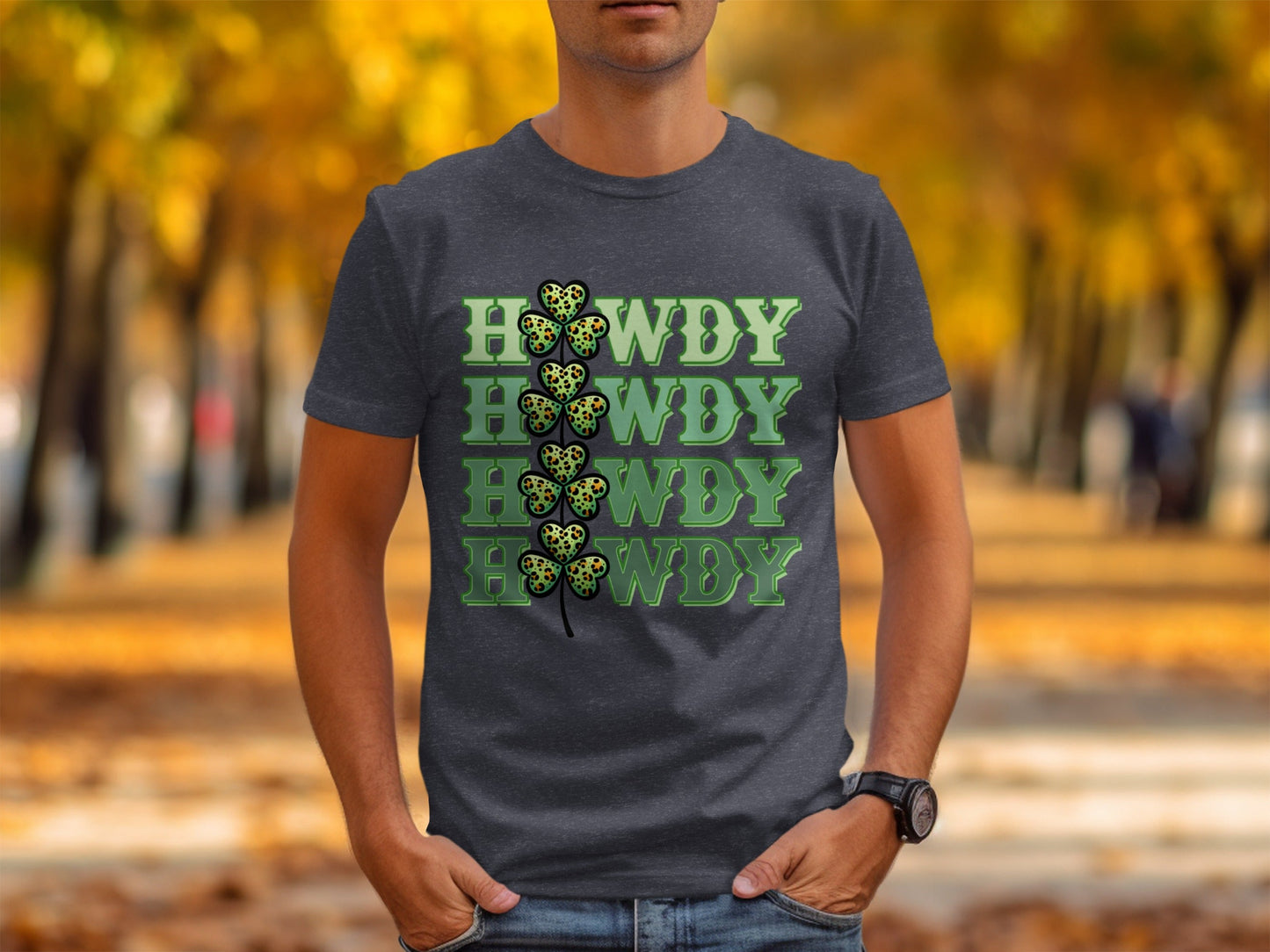Howdy St Patricks Day T Shirts, Leopard Print Shamrock T Shirts, Funny Irish T Shirts, Lucky Clover Shirt, St Paddys Day Tees