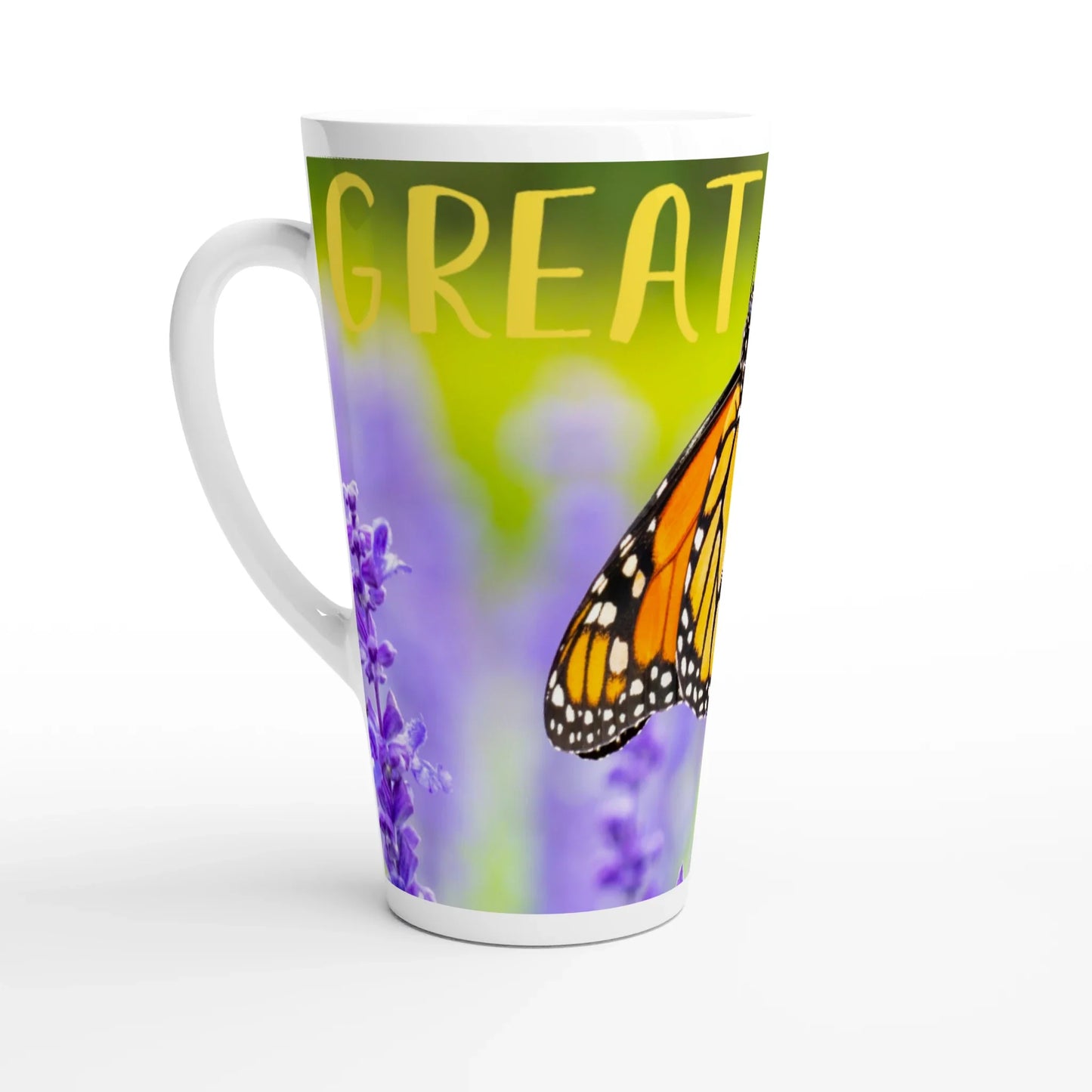 White Latte 17oz Ceramic Mug