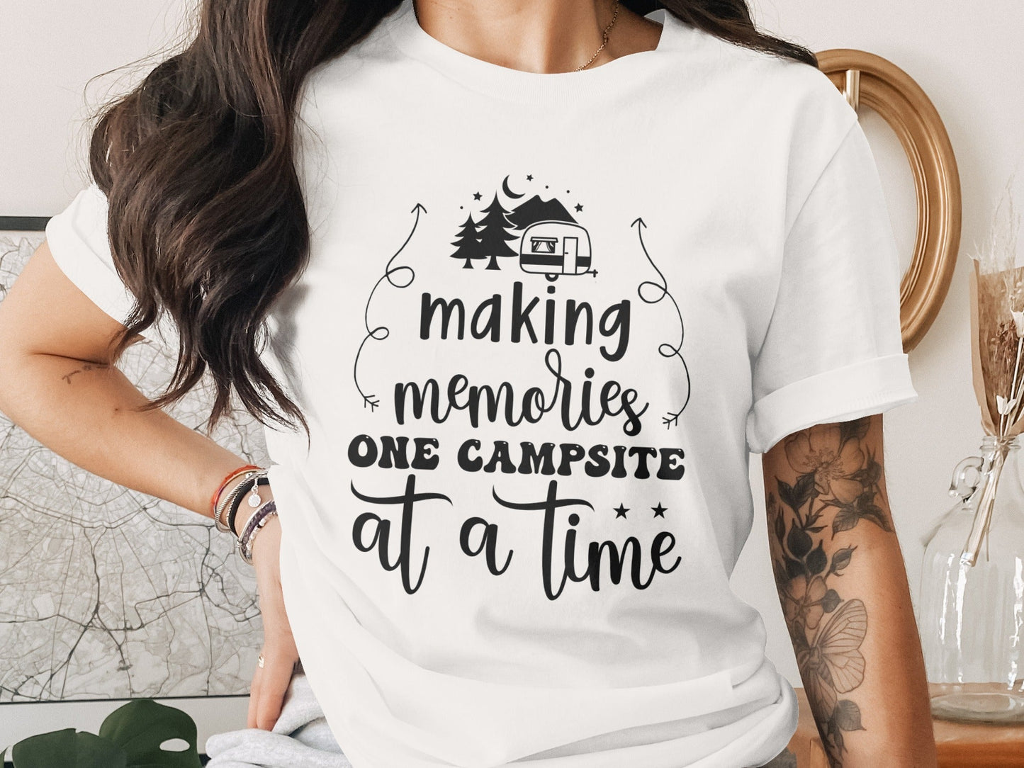 Making Memories One Campsite At A Time Camping T-Shirt