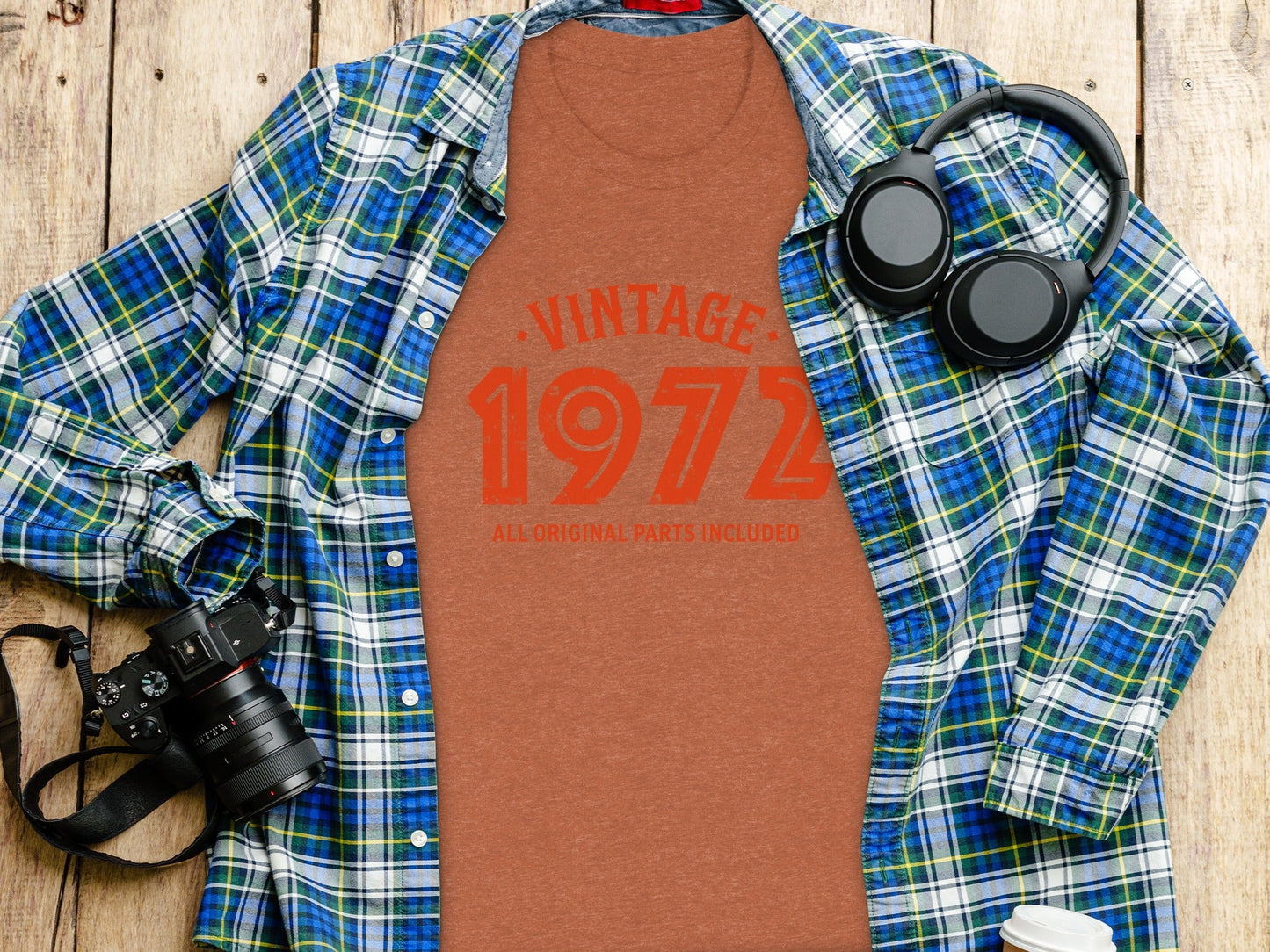 Vintage 1972 All Original Parts Included Design T-Shirt