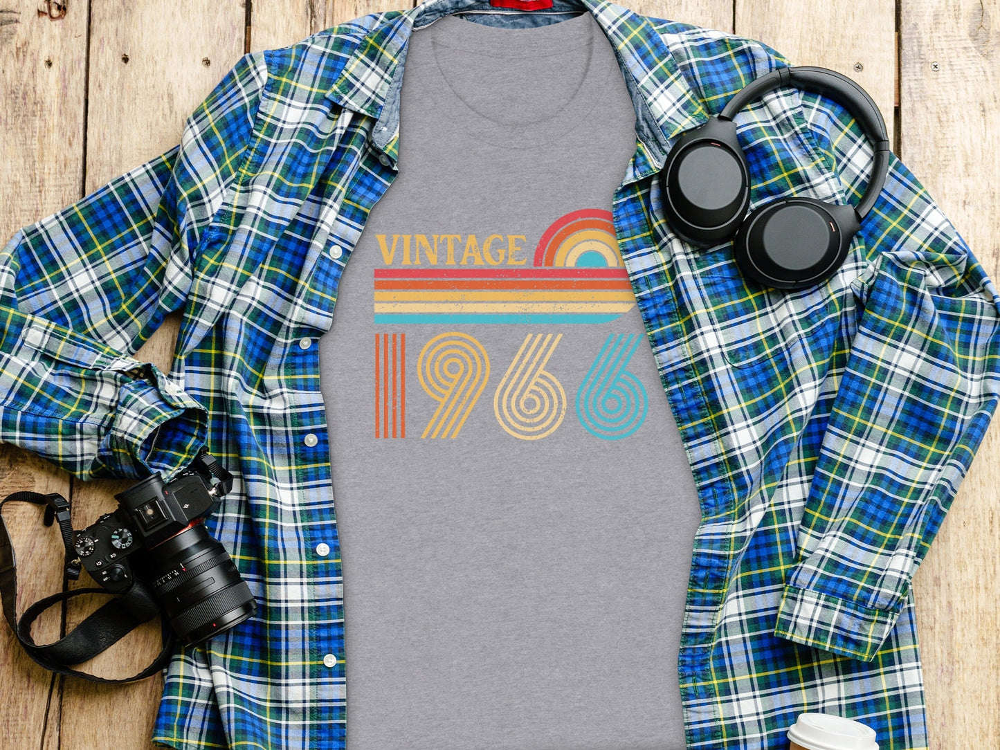 Retro Vintage 1966 Birthday Celebration Gift Idea T-Shirt