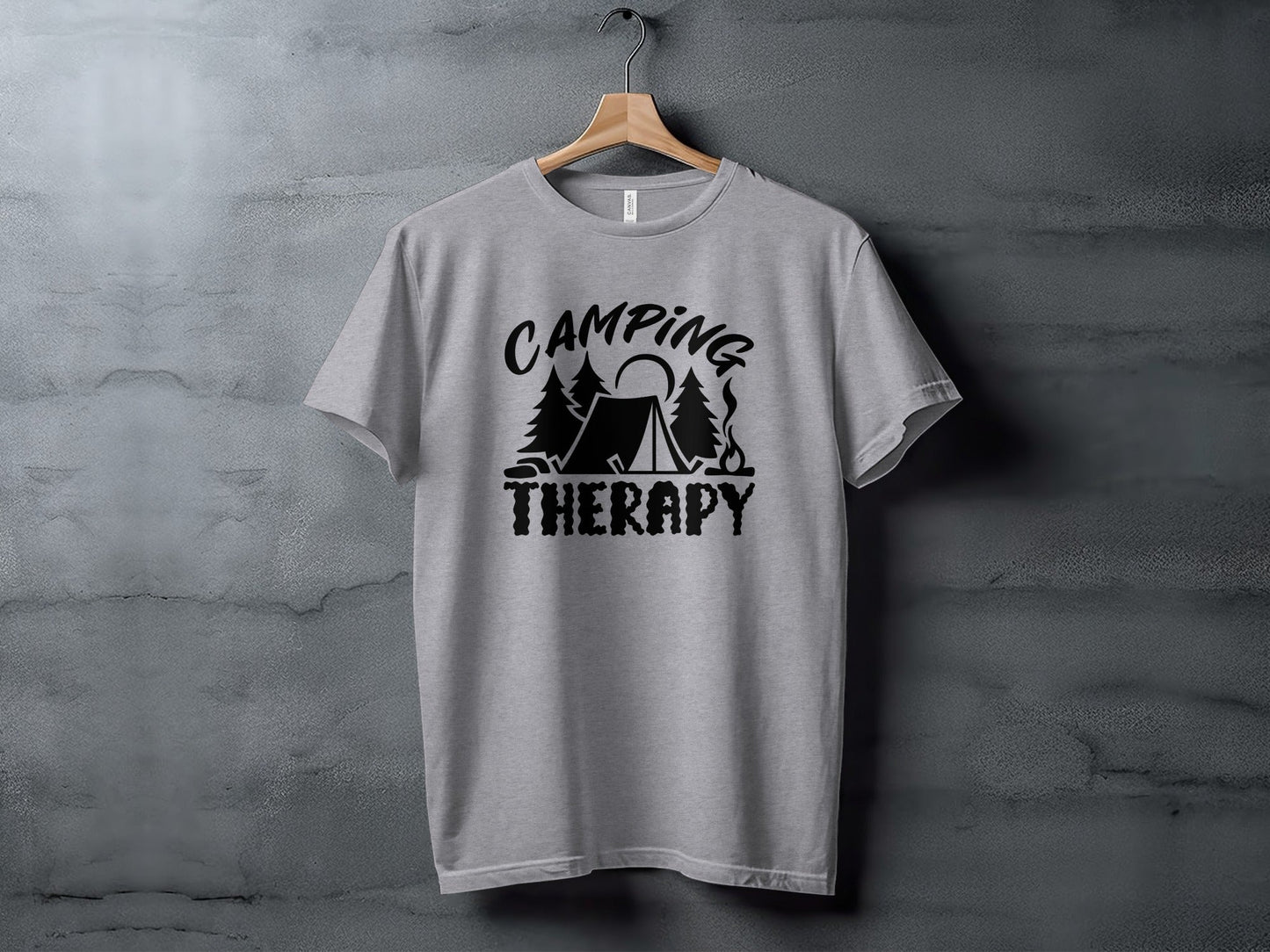 Camping Therapy Nature Adventure Outdoor Camping T-Shirt