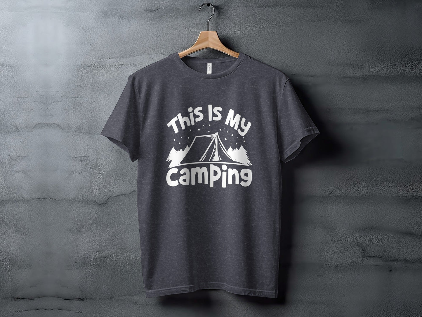 This Is My Camping Tent Outdoor Adventure Graphic T-Shirt