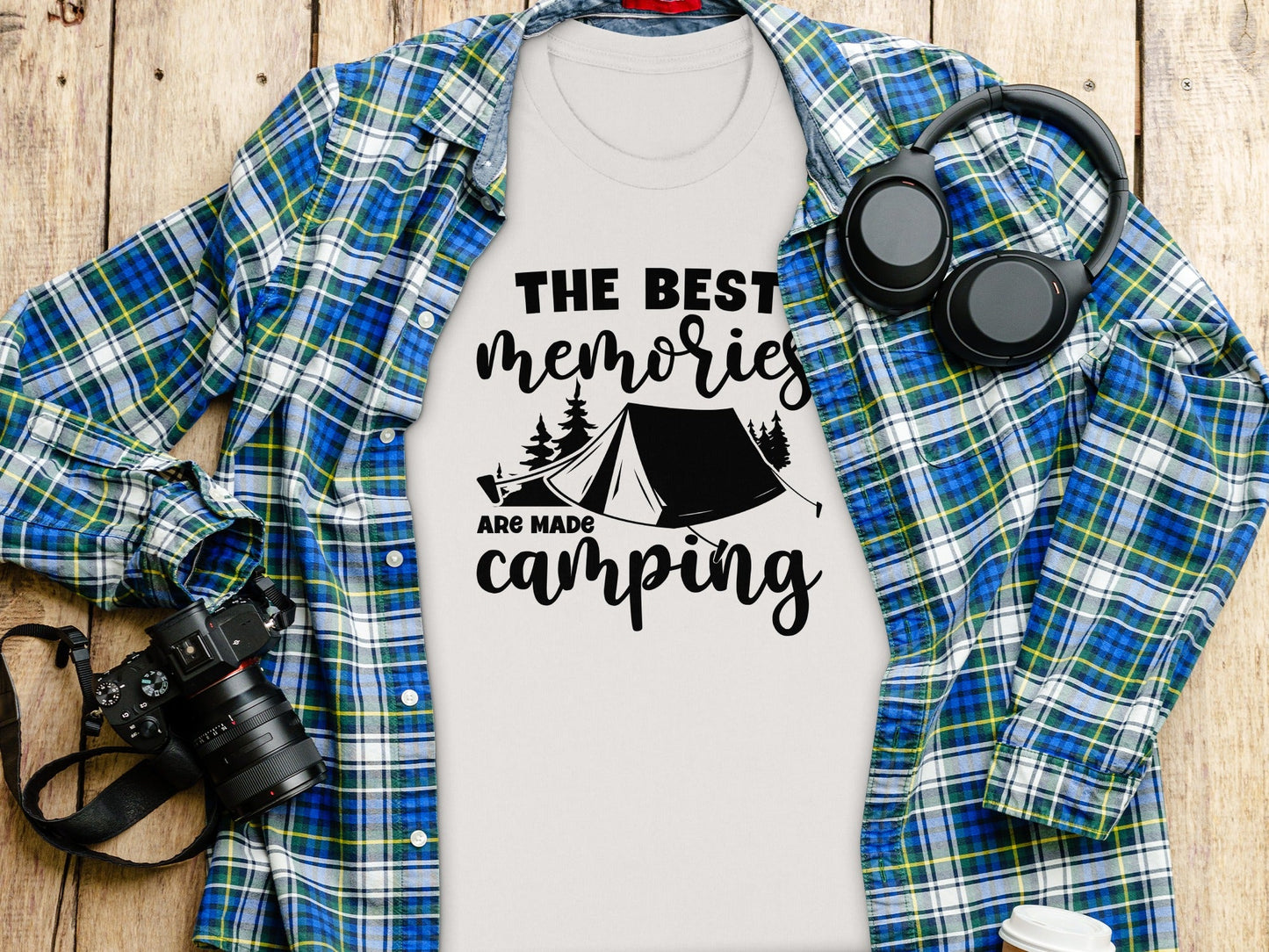 The Best Memories Are Made Camping Outdoors T-Shirt