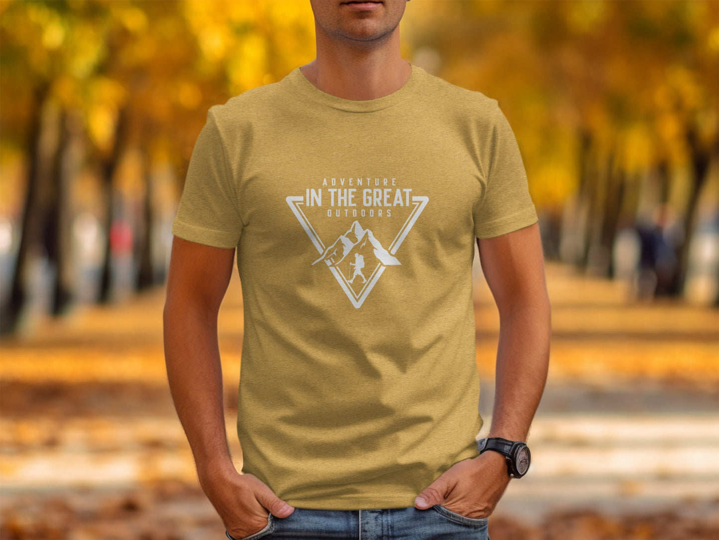 Adventure In The Great Outdoors Mountains T-Shirt