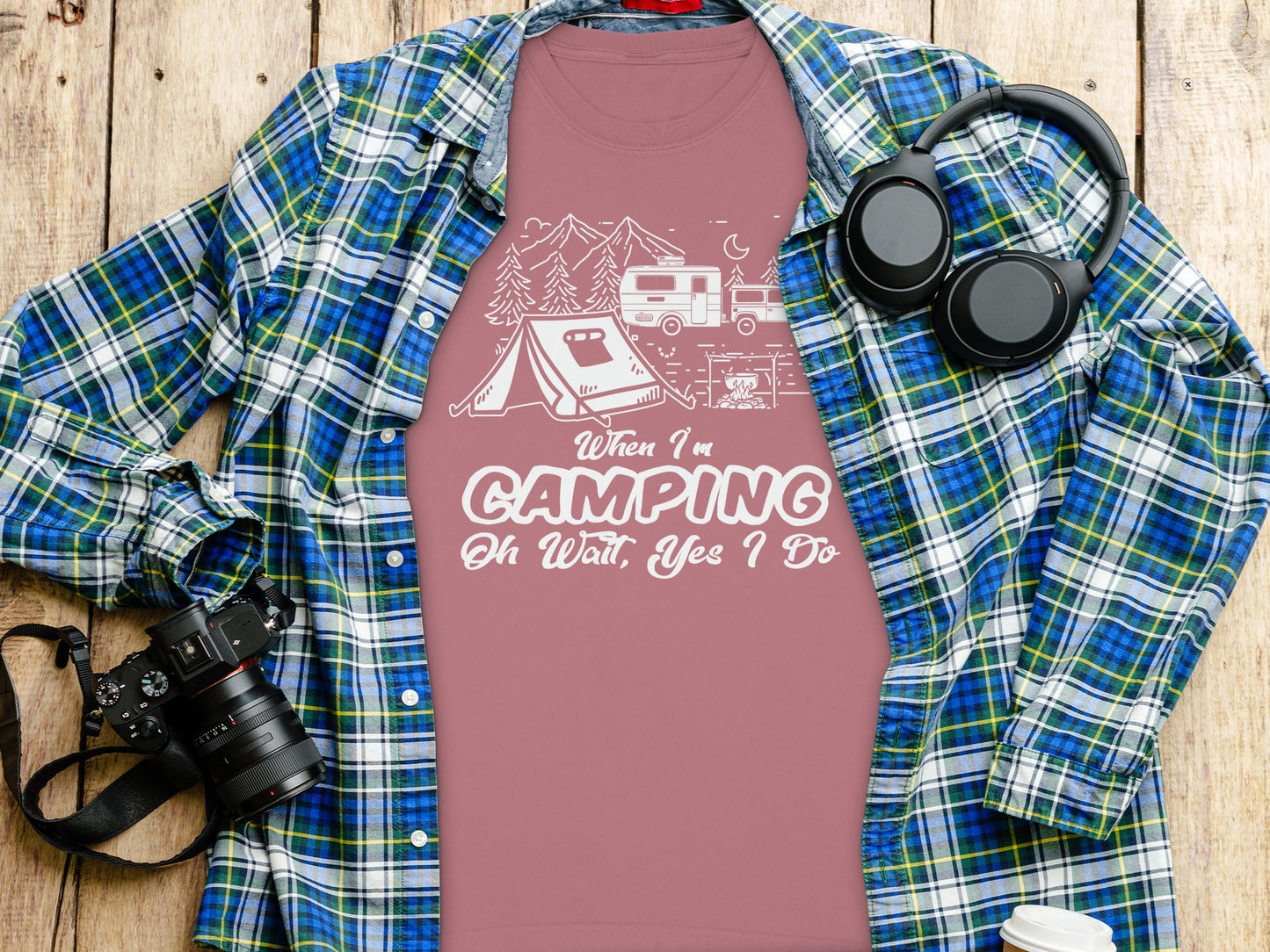When I am Camping Oh Wait Yes I Do Camping Long Sleeve T-Shirt