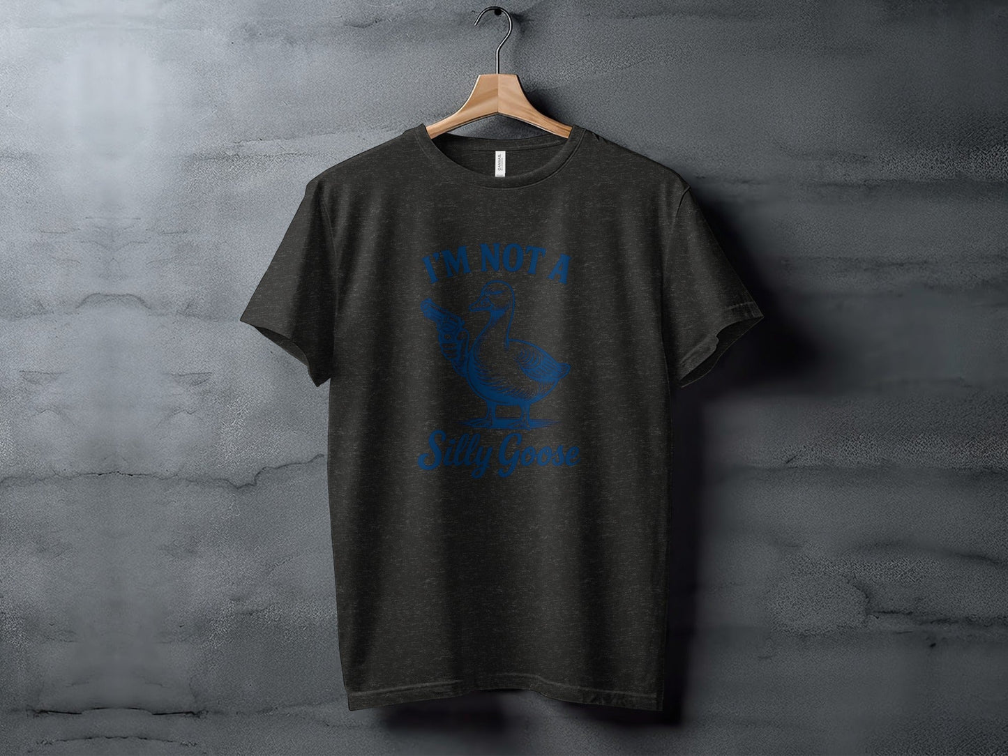 I Am Not A Silly Goose With Gun Funny Goose Design T-Shirt