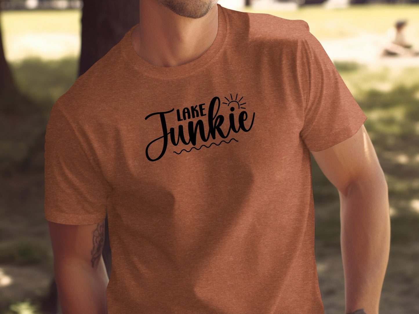 Lake Junkie Graphic for Lovers of Water Activities T-Shirt