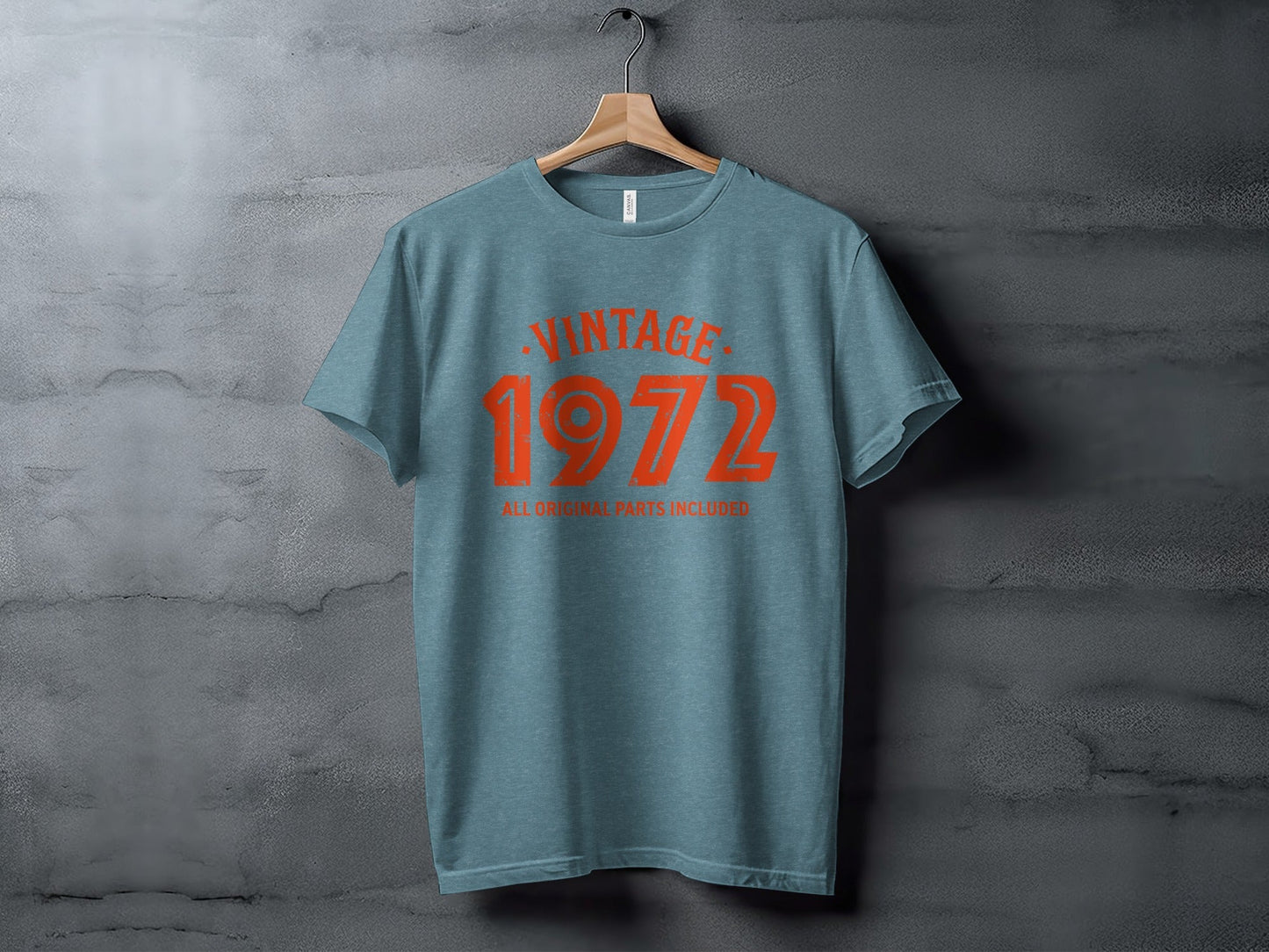 Vintage 1972 All Original Parts Included Design T-Shirt