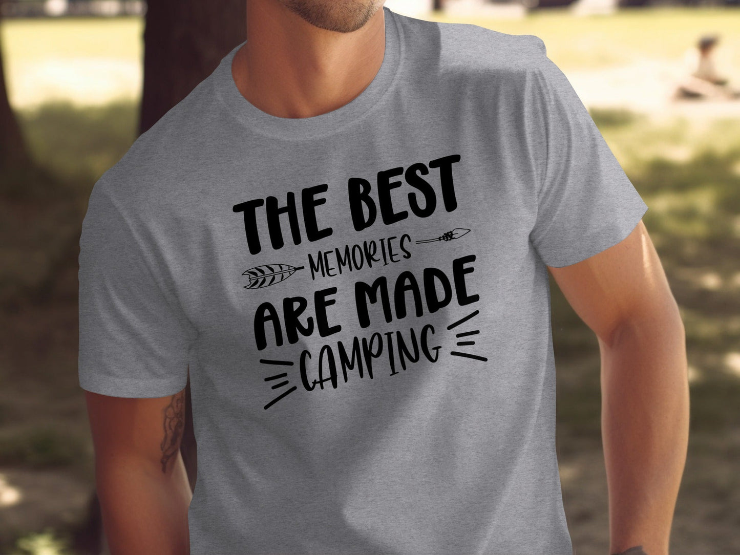 The Best Memories Are Made Camping Graphic T-Shirt