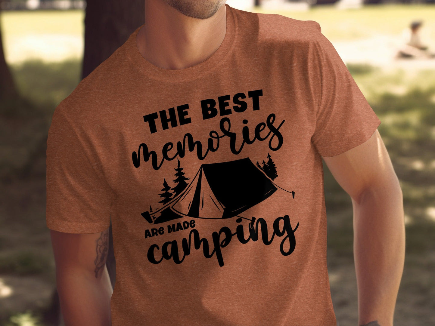 The Best Memories Are Made Camping Outdoors T-Shirt