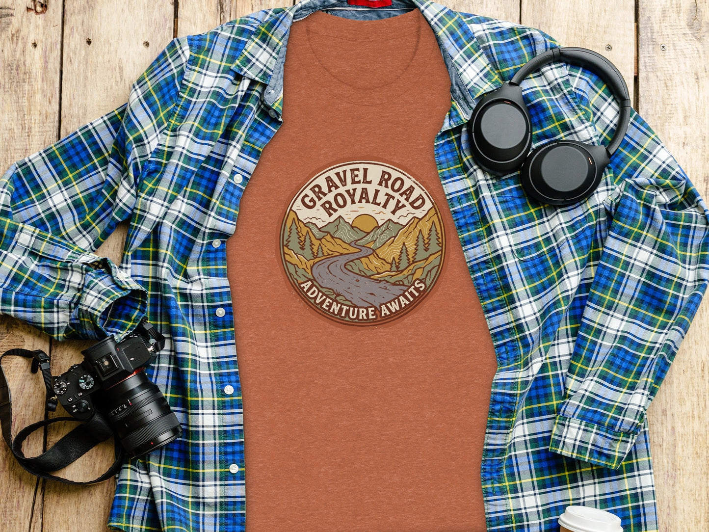 Gravel Road Royalty Vintage Adventure Tee: Backcountry Outpost Shirt