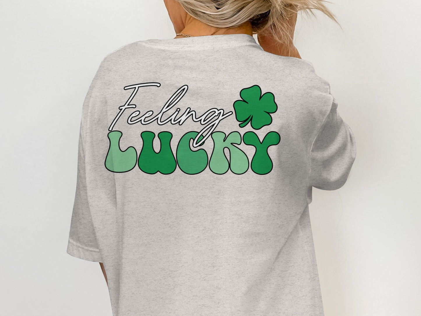Scrappy Malone's Bar, Irish Pub, Shamrock, Round, Green, Vintage