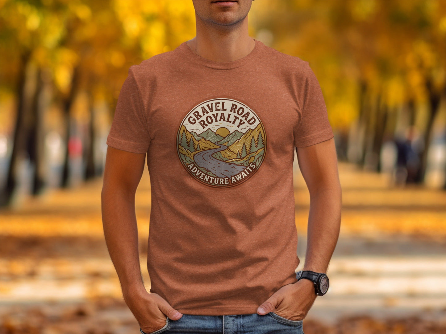 Gravel Road Royalty Vintage Adventure Tee: Backcountry Outpost Shirt
