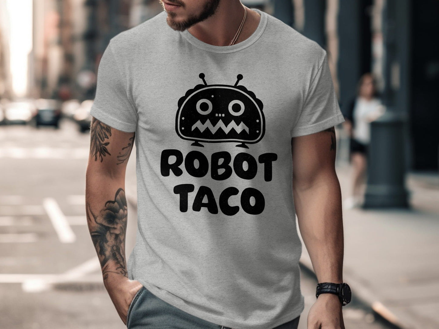 Robot Taco Delicious Digital Design for Food Lovers T-Shirt