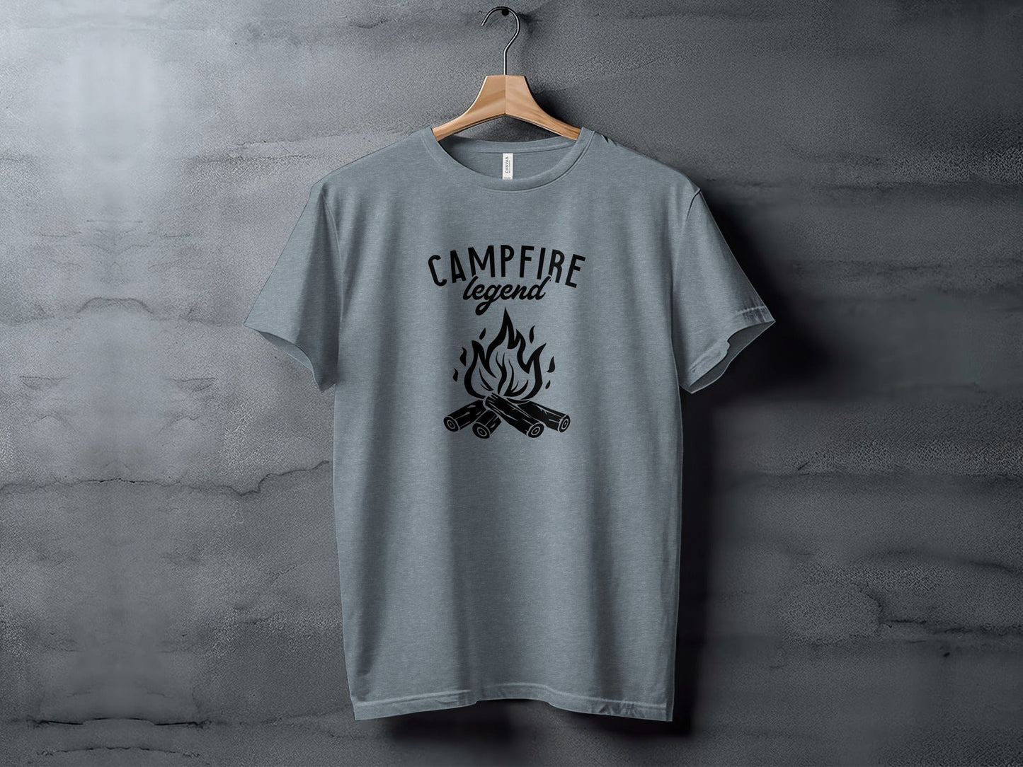 Campfire Legend Nature Graphic Adventure Outdoor T-Shirt