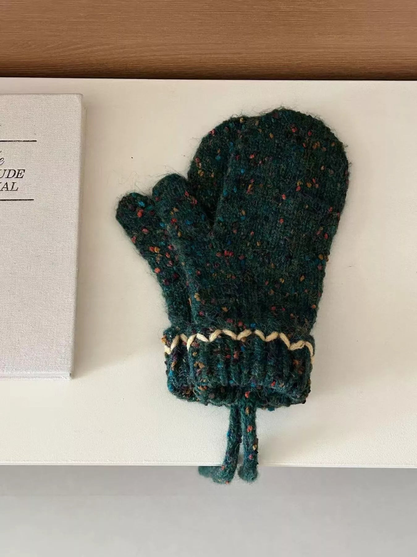 Textured Warm Mittens