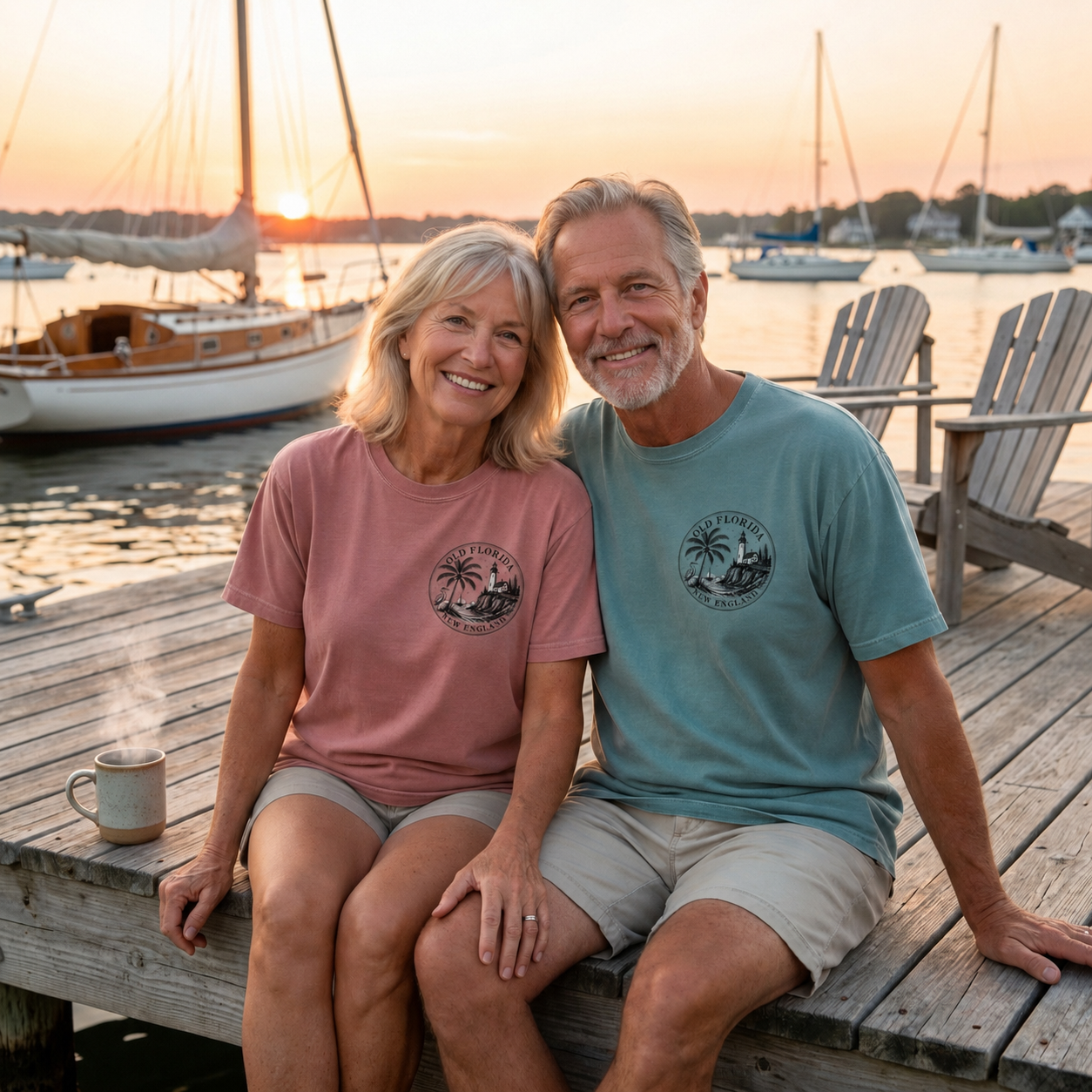 Cape & Keys "Old Florida New England" T-Shirt