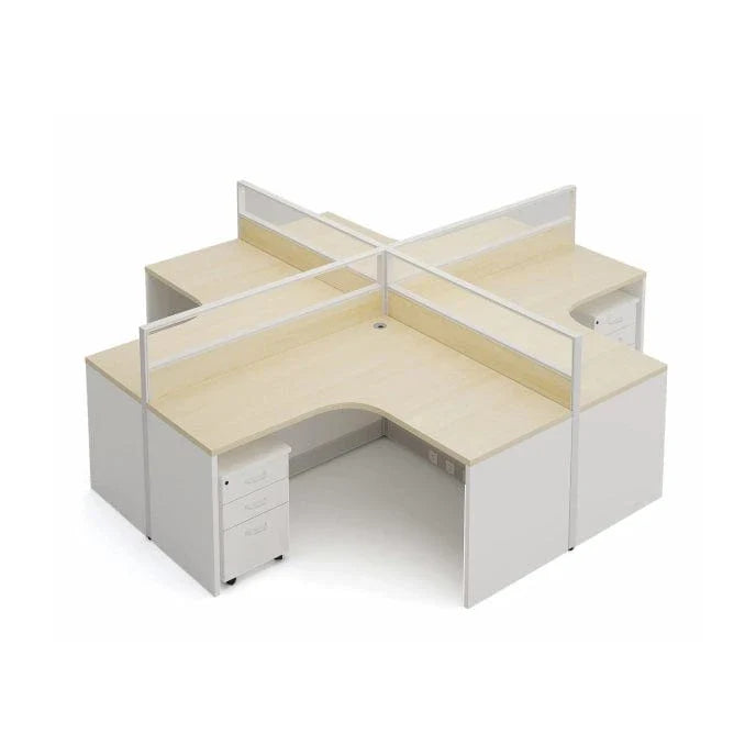 Solven · L-Shaped Cubicle Workstation