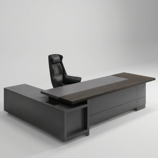 Carwin · Modern L-Shaped Executive Desk