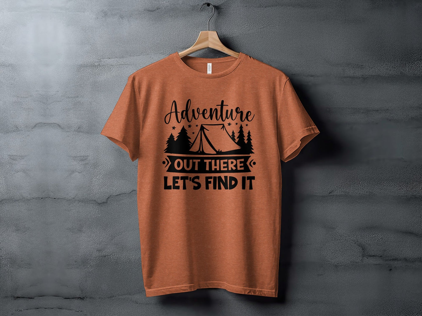 Adventure Out There Lets Find It Graphic Adventure T-Shirt