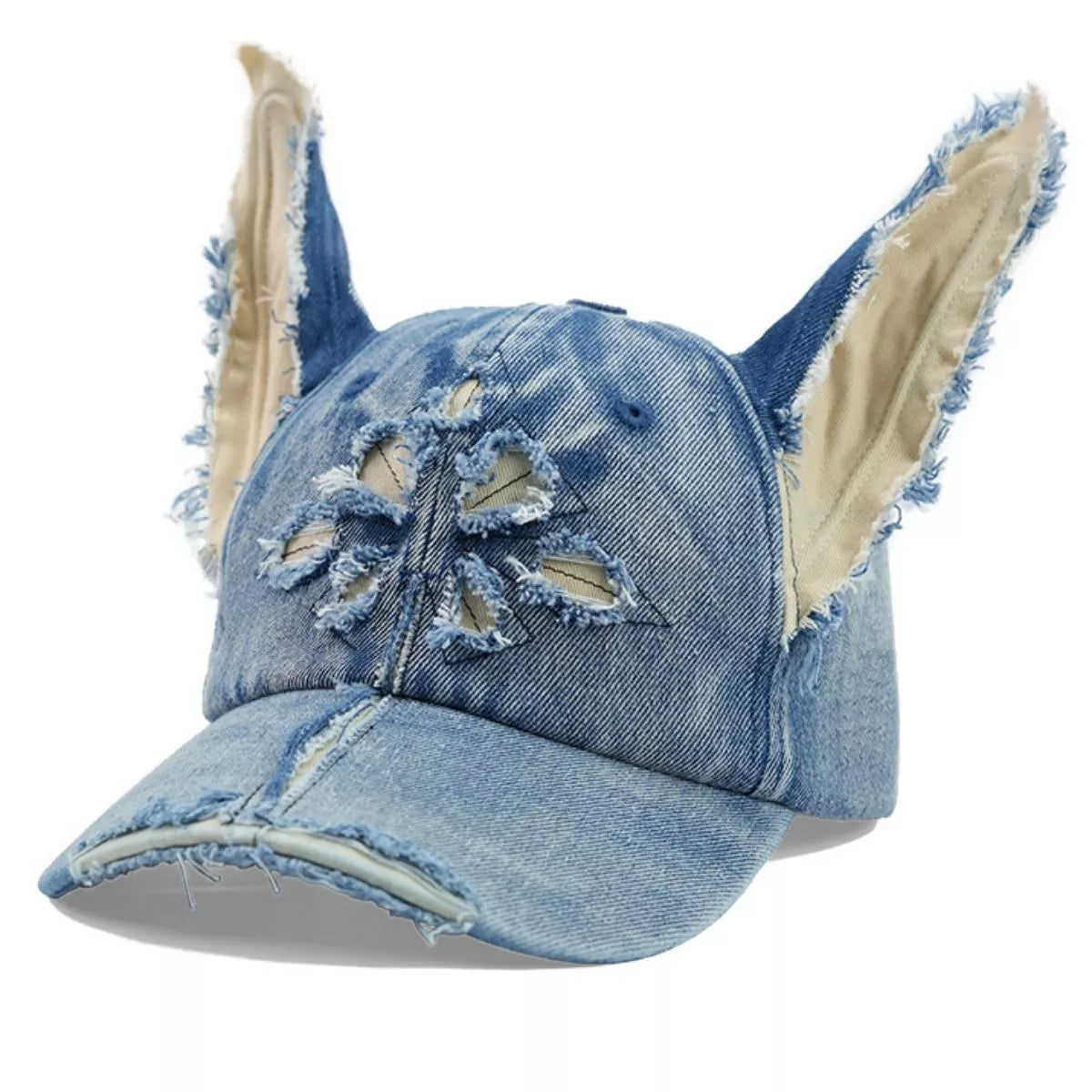 Dog Ear Distressed Baseball Cap